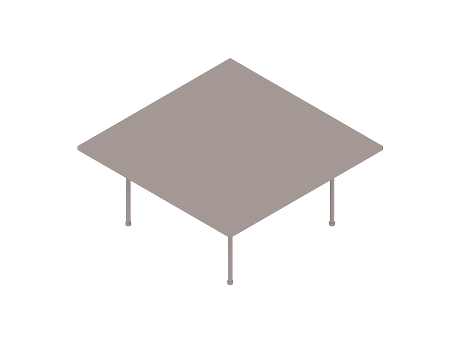 A generic rendering - Claw Table – Square