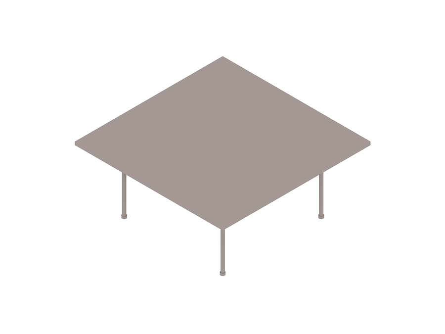 A generic rendering - Claw Table – Square