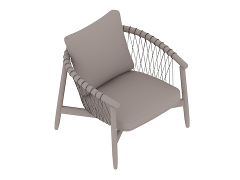 A generic rendering - Crosshatch Outdoor Chair