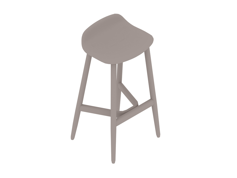 A generic rendering - Crosshatch Stool–Bar Height