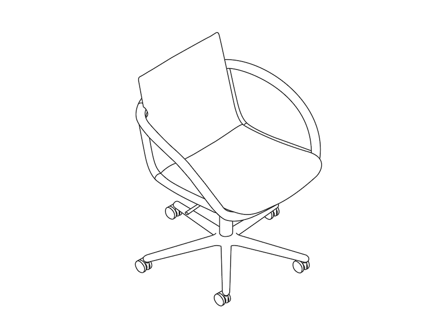 A line drawing - Full Loop Chair