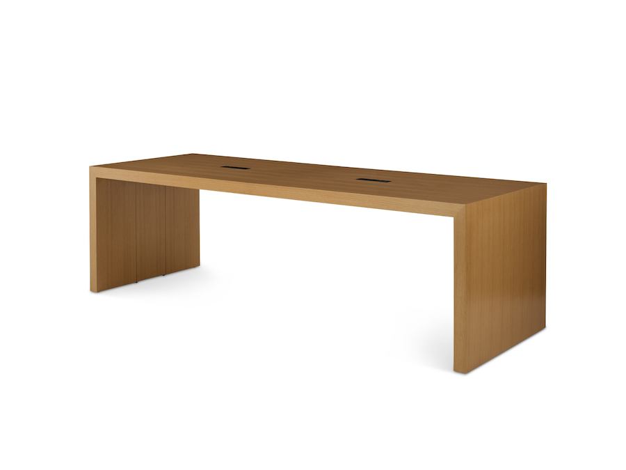 A photo - JD Waterfall Table by DatesWeiser–Counter Height