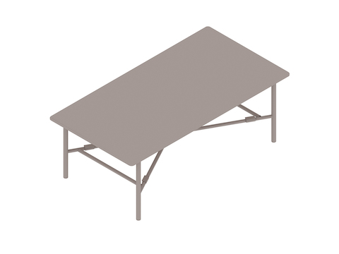 A generic rendering - Layer Coffee Table–No Shelf