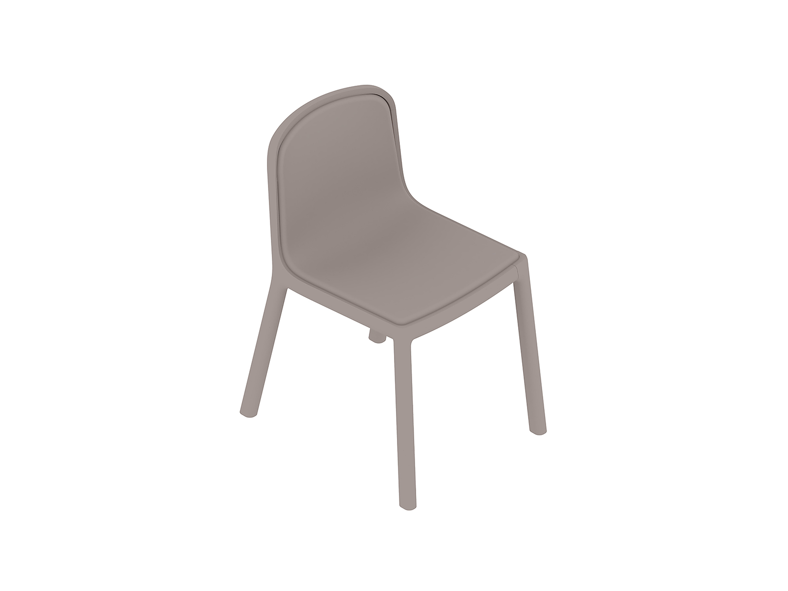 A generic rendering - Lijn Side Chair–Fully Upholstered