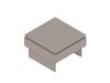 A generic rendering - Mantle Ottoman–Small