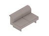 A generic rendering - Mantle Settee–Armless