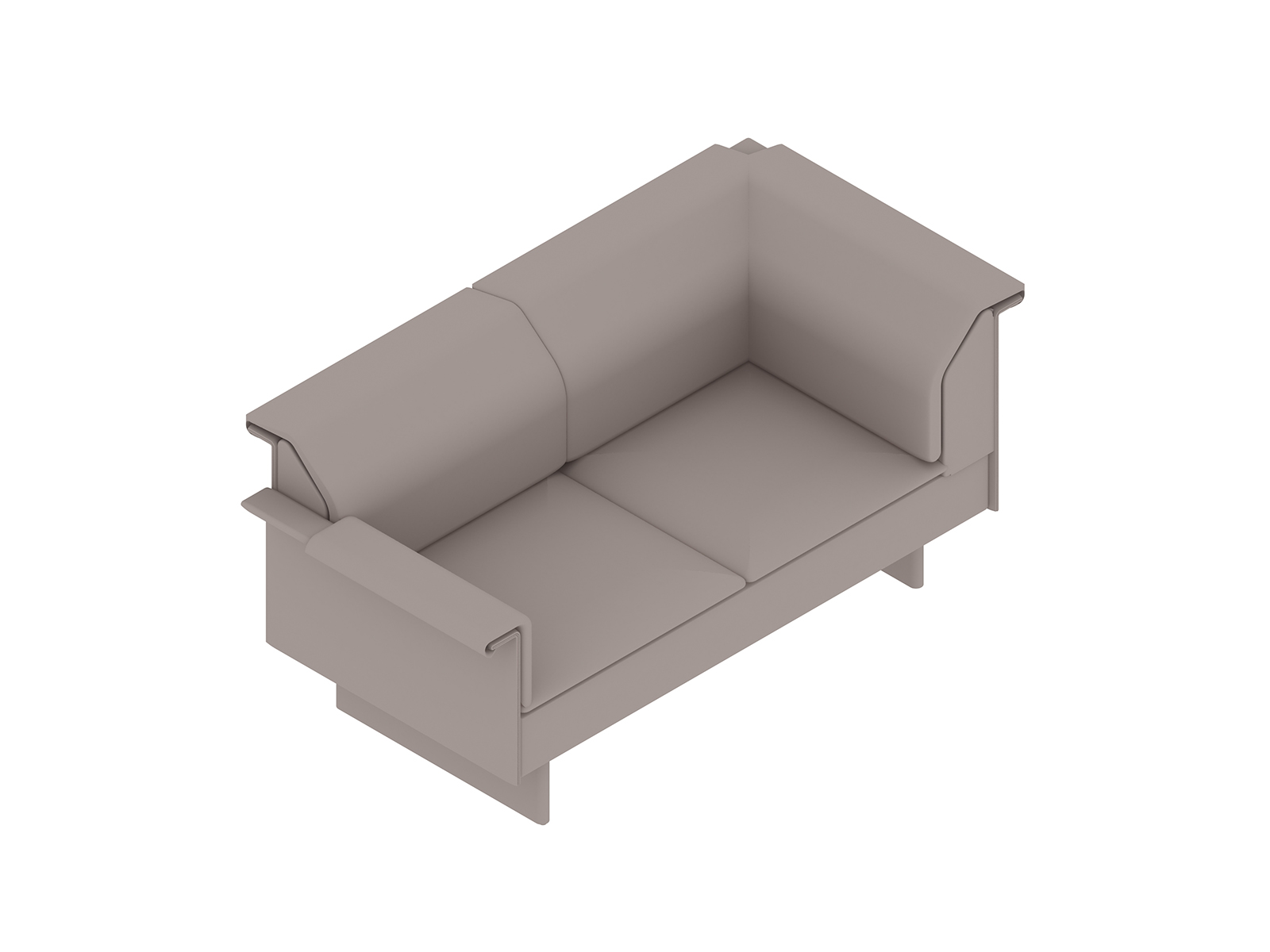 A generic rendering - Mantle Settee–Left Corner–Right Arm