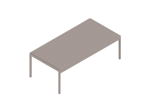 A generic rendering - Metal Series Coffee Table–Rectangular