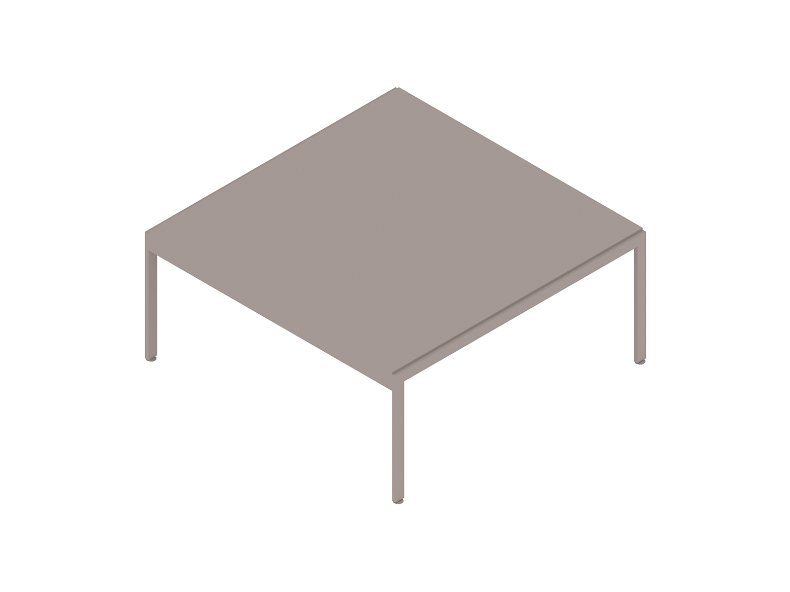 A generic rendering - Metal Series Coffee Table–Square