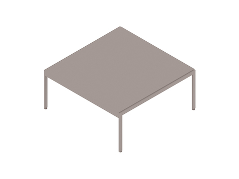 A generic rendering - Metal Series Coffee Table–Square