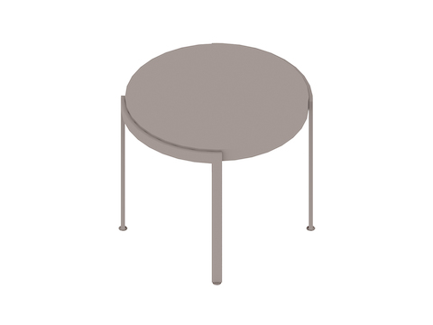A generic rendering - Metal Series Side Table–Round