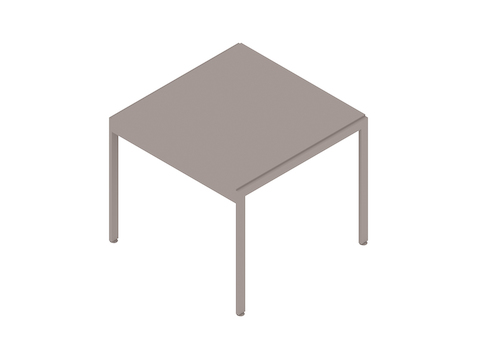 A generic rendering - Metal Series Side Table–Square