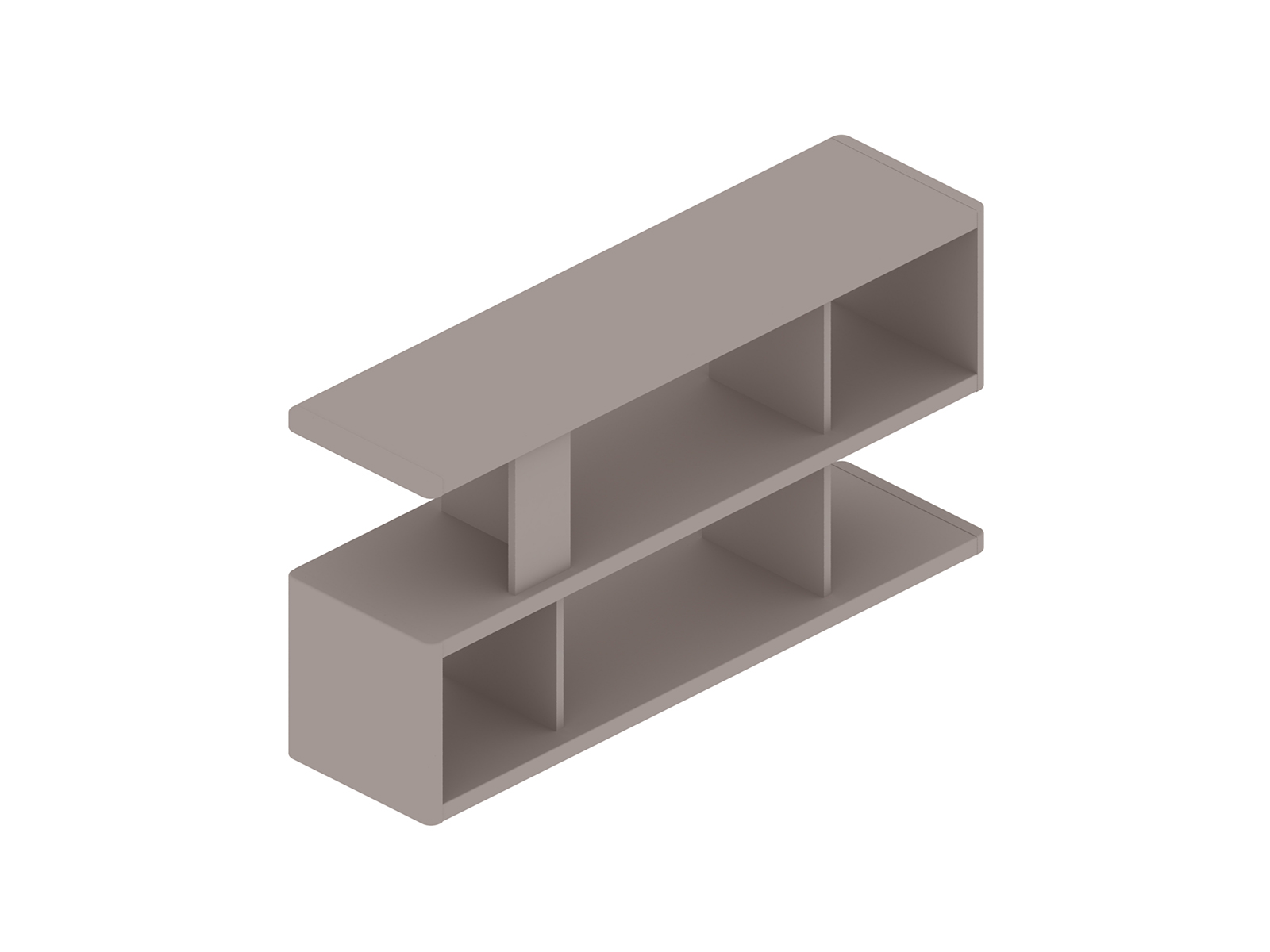 A generic rendering - New Canaan Bookshelf–Low