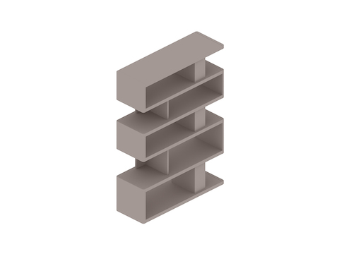 A generic rendering - New Canaan Bookshelf–Tall