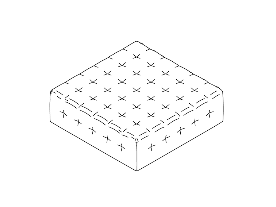 A line drawing - Rapport Ottoman–Small