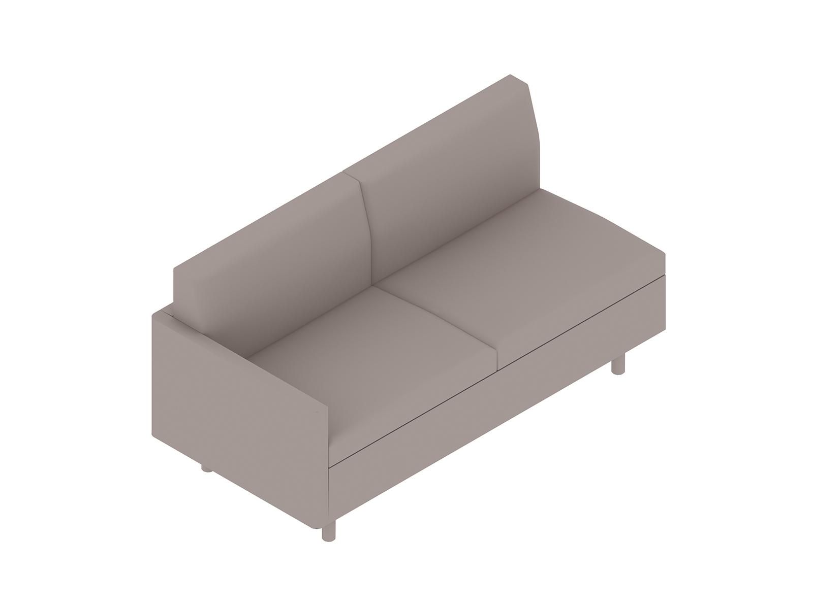 A generic rendering - Tuxedo Classic Settee–Right Arm