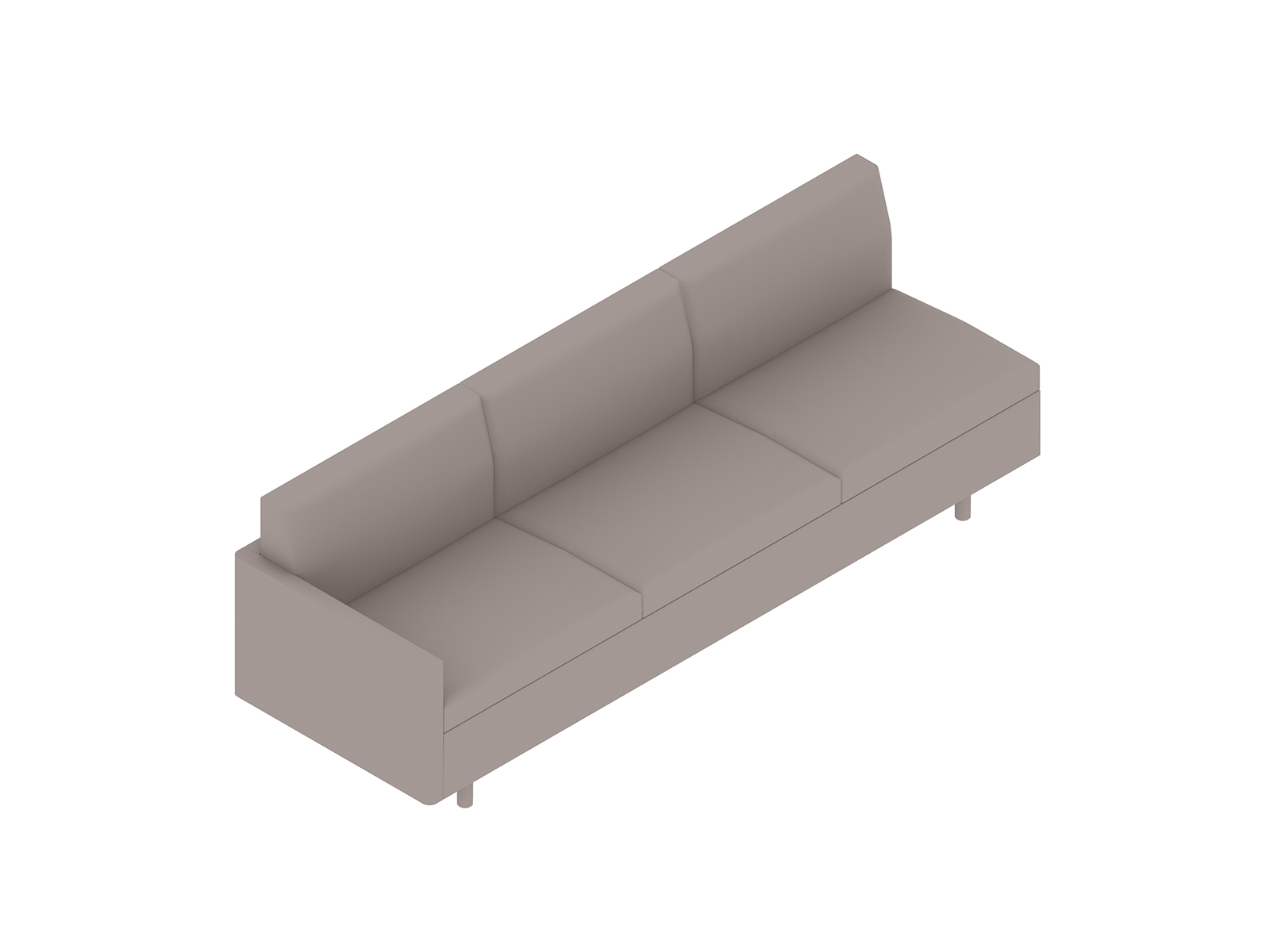 A generic rendering - Tuxedo Classic Sofa–Right Arm
