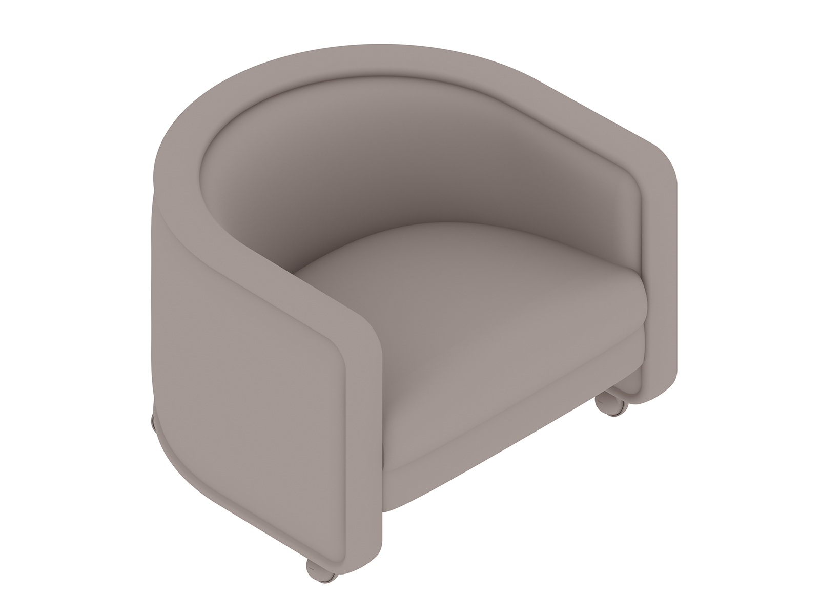 Club chairs with casters new arrivals