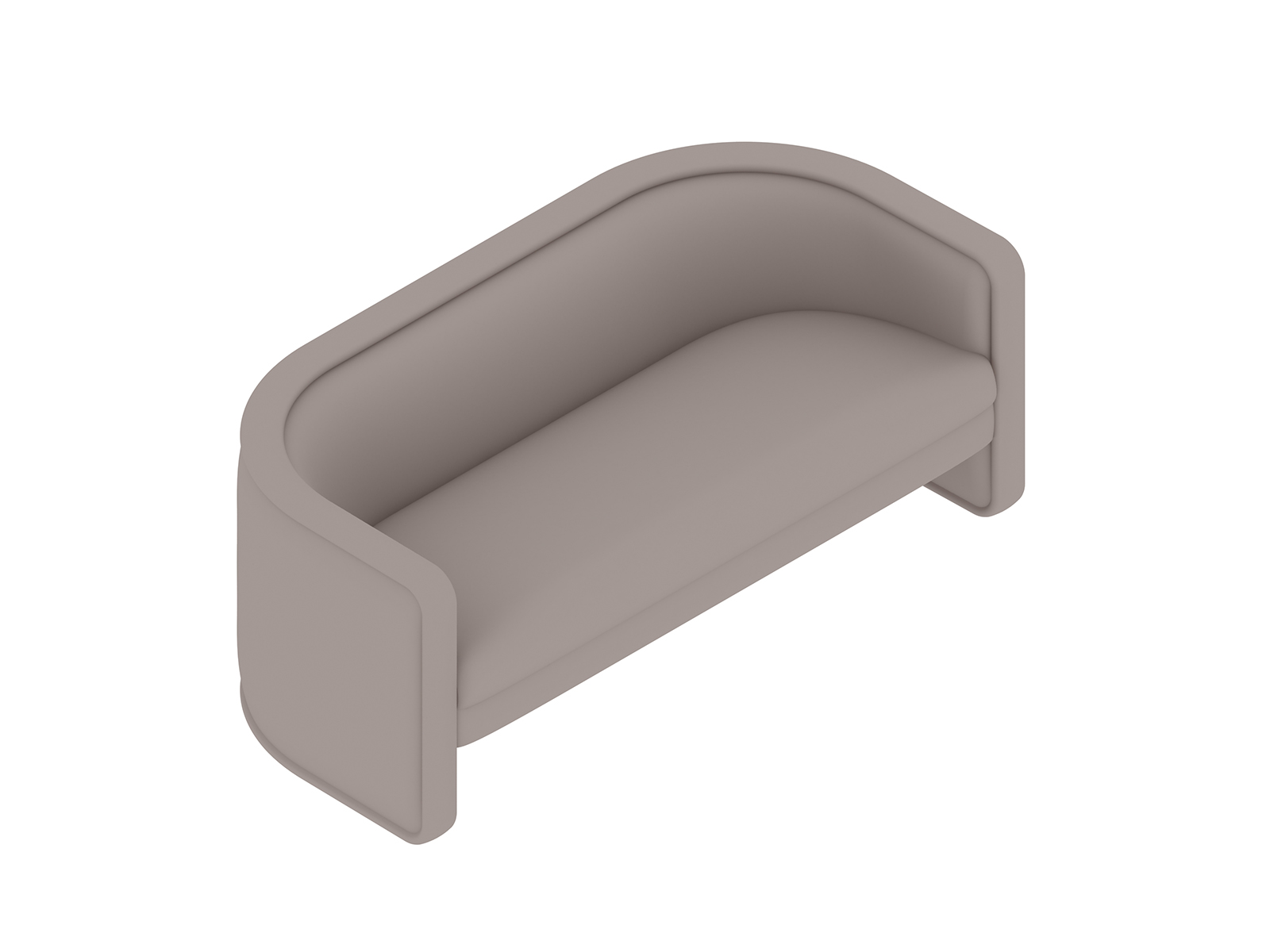 A generic rendering - U-Settee