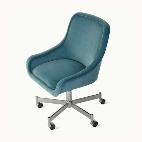 Bumper Chair with low arms on five star base. Bumper Chair with low arms on five star base.
