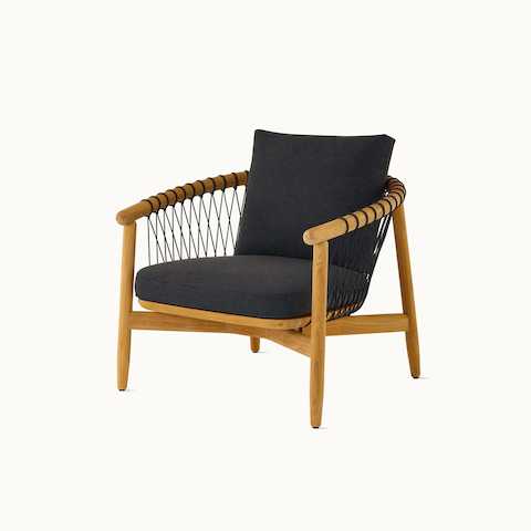 Crosshatch Outdoor Lounge Chair.