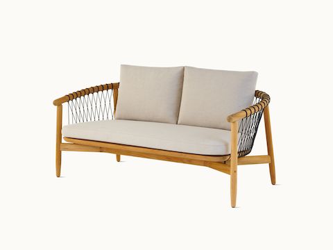 Crosshatch Outdoor Settee.