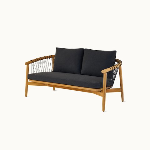 Crosshatch Outdoor Settee.