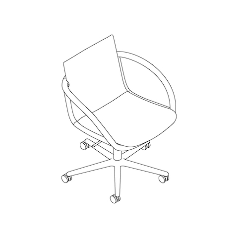 A line drawing - Full Loop Chair
