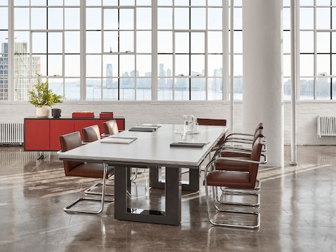 Highline 50 Conference Table by DatesWeiser in a Conference Room setting.