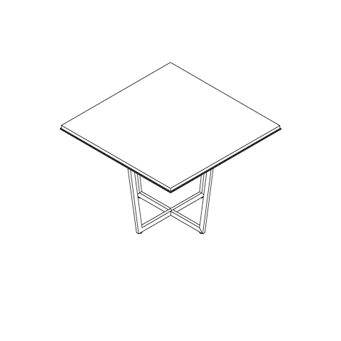 A line drawing - Highline Meeting Table by DatesWeiser–Square