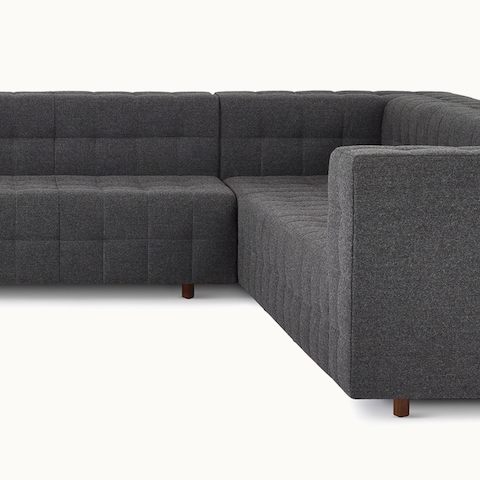 rapport sofa crisp architectural lines