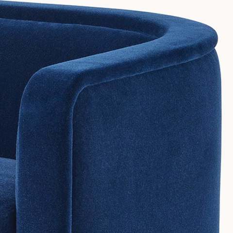 U-Series Sofa upholstered in Maharam Mohair Supreme League.