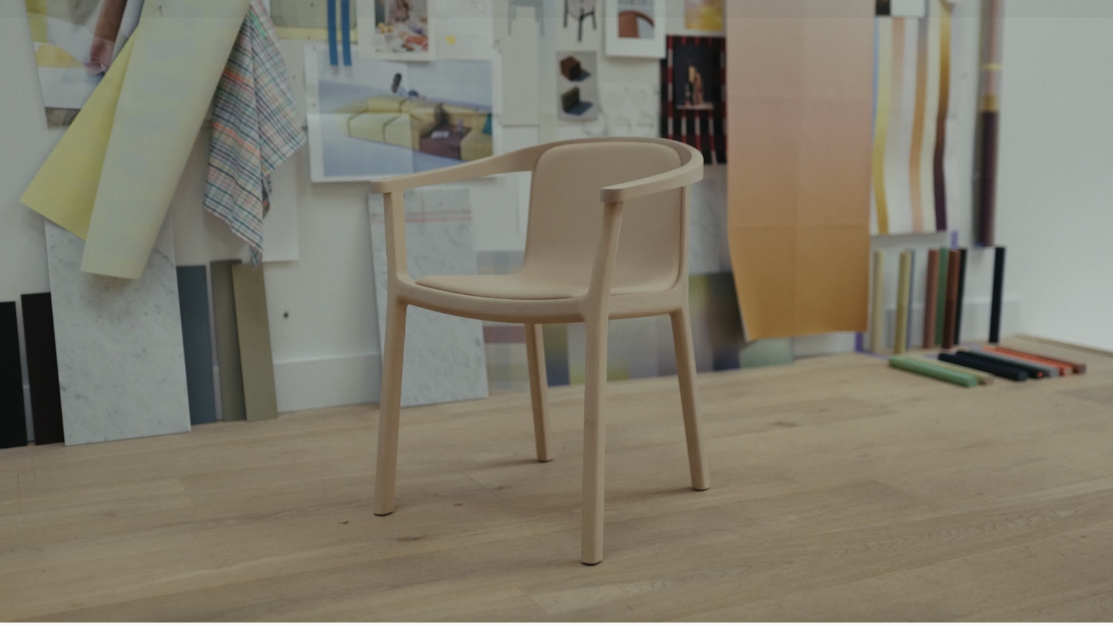 Discover Lijn Seating by Geiger—armchairs, side chairs, and stools designed by Carole Baijings.