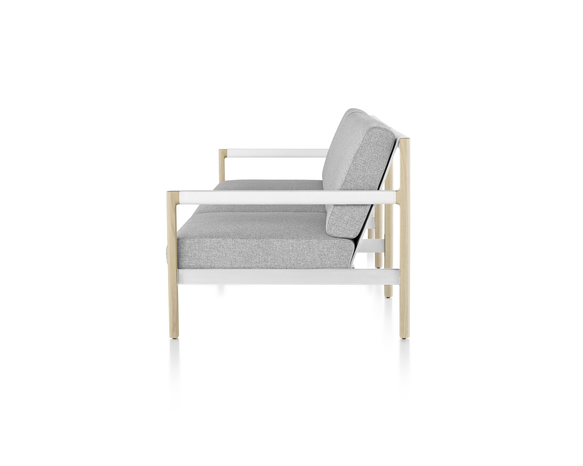 A Brabo Sofa upholstered in a Clare textile.