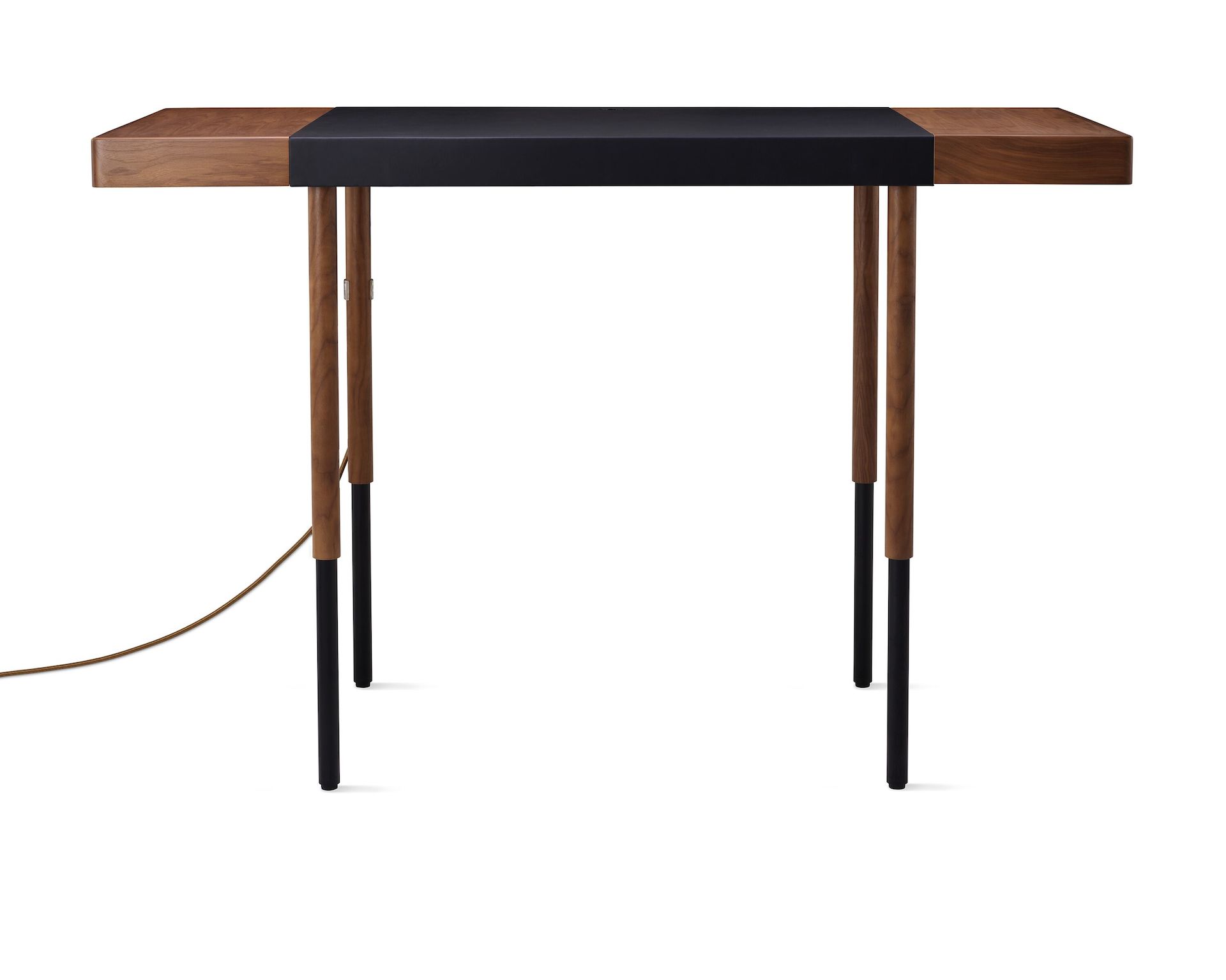New Canaan Leatherwrap Sit-to-Stand Desk Product Images Product